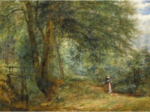 Hour With The Poets In The Leafy Month Of June by Richard Redgrave
