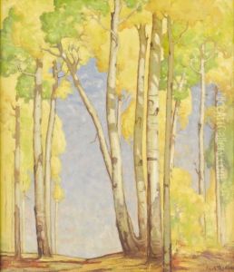 Aspens In Autumn by Carl Redin