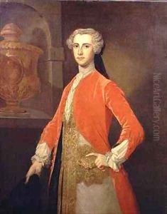 Portrait of Francis Seymour Conway Marquess of Hertford 1719-94 in the Hunting Livery of George II
