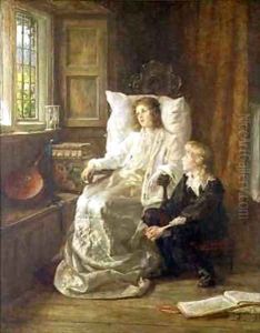 The Children of Charles I by Margaret Isabel Dicksee