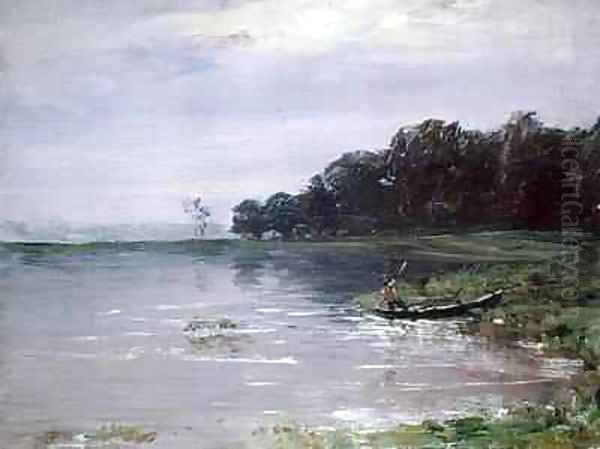 Landscape with Boat Evening - view 1