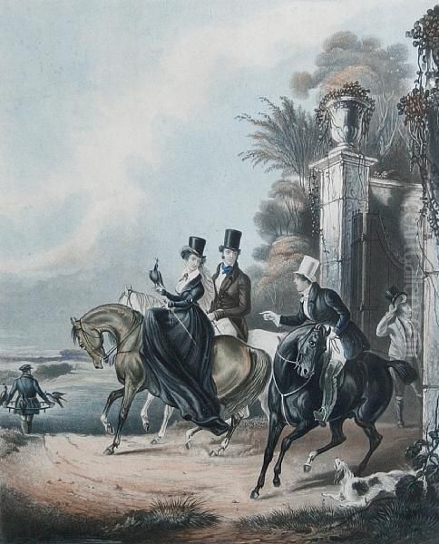 Hawking: 'the Departure'; The Rendezvous';'the Fatal Stoop'; 'disgorging' - view 1