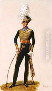Lieutenant General Sir Thomas Downman KCH Royal Horse Artillery by Alexandre-Jean Dubois Drahonet