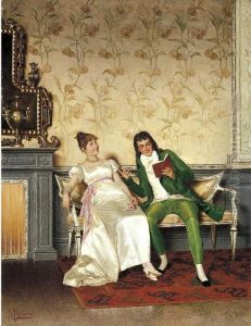 Scena Galante by Vittorio Reggianini