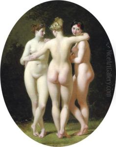 The Three Graces by Regnault Henri