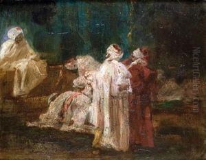 Hommage Au Pacha by Regnault Henri