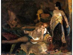 Alexandre Georges Regnault Attribue A) Judith Et Holopherne by Regnault Henri