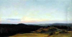 Sunset over a Landscape by Henry William Banks Davis, R.A.