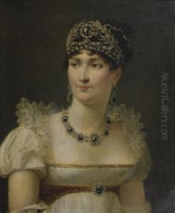 Portrait De L'imperatrice Josephine by Jean-Baptiste Regnault