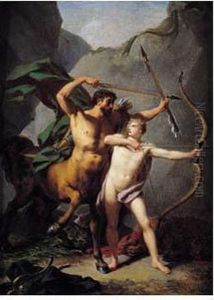 Achille Instruit Par Le Centaure Chiron