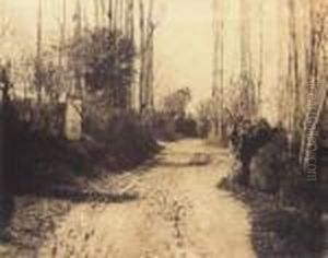 Chemin Entre La Garenne De Sevre Et Gallardon by Victor Regnault