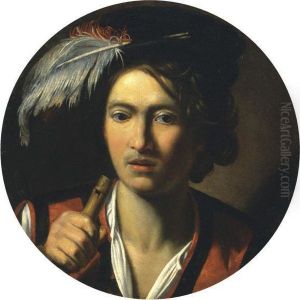 Portrait Of A Young Man by Niccolo Renieri (see Regnier, Nicolas)