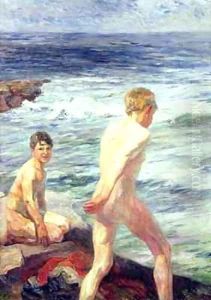 Les Baigneurs by Jean Delvin