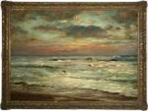 Sunset Seascape by Frank Knox Morton Rehn