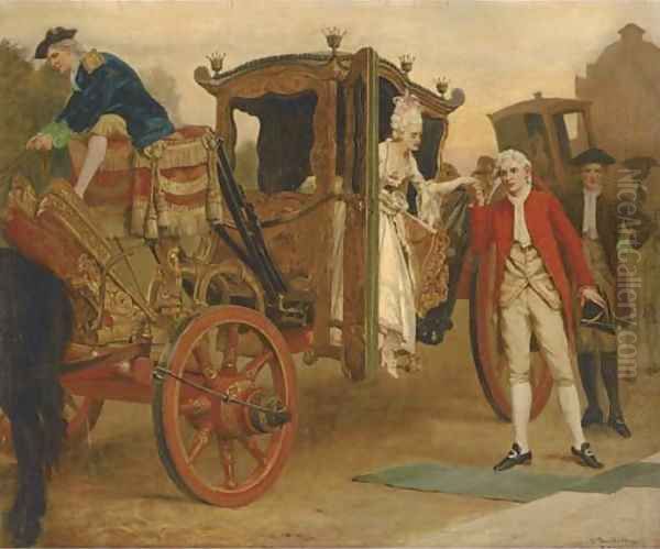A grand arrival - view 1