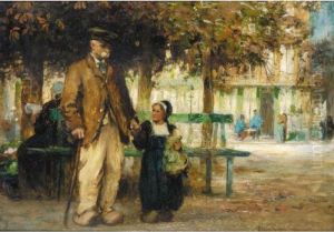 Youth And Age; A Stroll With Grandpa