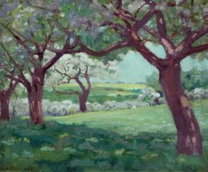 A Don Valley Orchard by George Agnew Reid