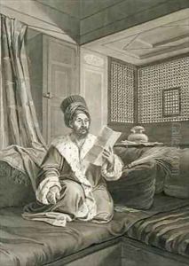 Said Mustapha Pasha Wounded at the Battle of Aboukir by Andre Dutertre