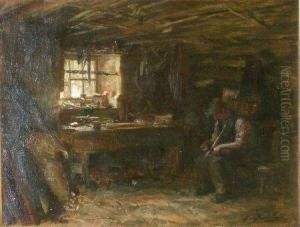The Carpenter's Workshop by George Ogilvy Reid