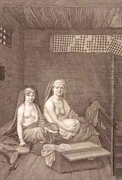 The Public Dancers from Volume II Costumes and Portraits of Description of Egypt - view 1