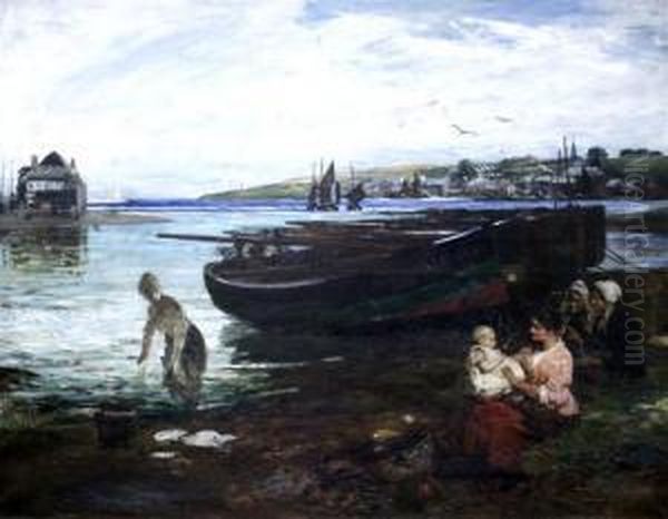 Mussel Gatherers, Ferryden - view 1