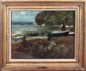 The Returning Fishing Fleet by John Robertson Reid