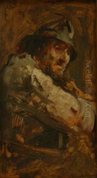 Half Length Study Of A Fisherman - view 1