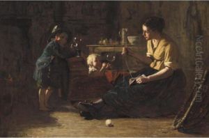 Blowing Bubbles by John Robertson Reid