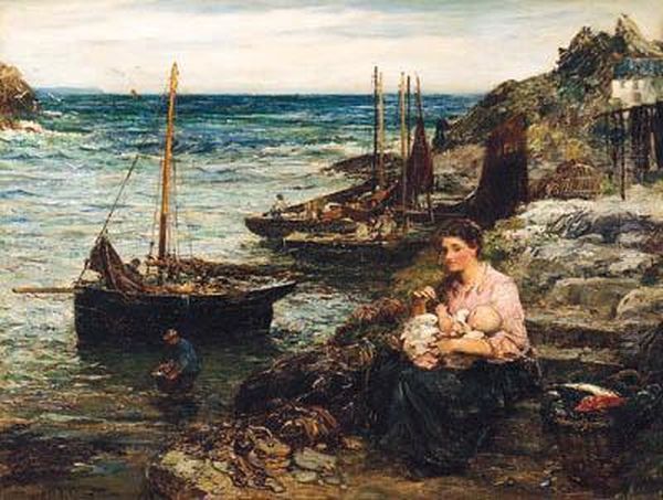 Awaiting The Fisherman's Return - view 1