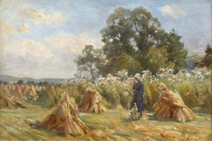 Harvesting Glenfinlas, Trossachs by Robert Payton Reid