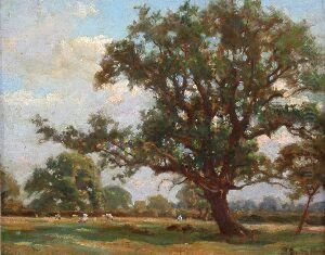 Oak-tree In Summer by Robert Payton Reid