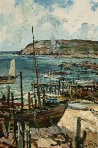 The Old Boat by Charles Reiffel