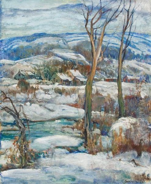 The Creek In Winter - view 1