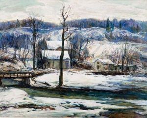 The Mill In Winter by Charles Reiffel