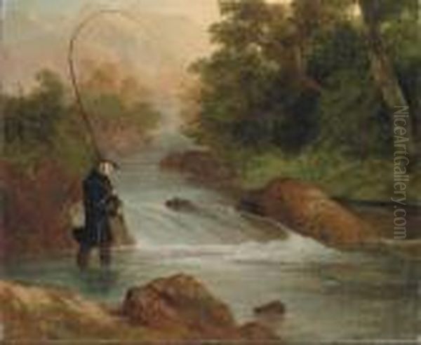 A Gentleman Fishing - view 1