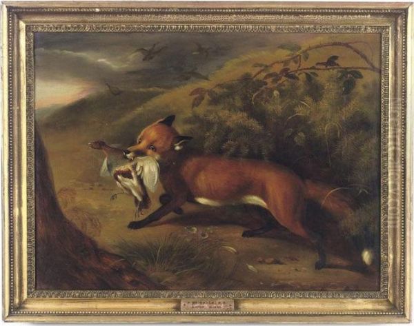 The Fox With A Partridge - view 1