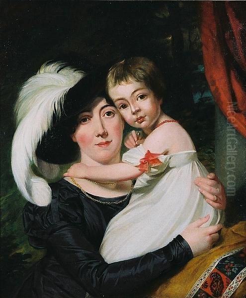 Portrait Of A Mother And Child - view 1