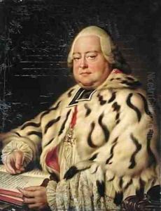 Portrait of Francois Camille de Lorraine 1726-88 by Francois-Hubert Drouais