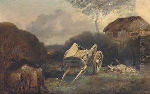 The Farm Yard, A Sketch by Philip Reinagle