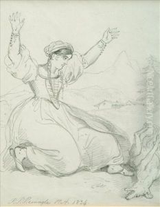 Attributed To Ramsay Richard Reinagle A Misfortunate Discovery by Ramsay Richard Reinagle