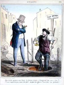 Sewer worker of Paris by Alfred Henri Darjou