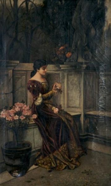 Lady With Roses - view 1