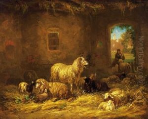 Encounter With The Lamb by Louis, Ludwig Reinhardt