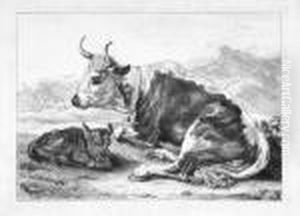 Verschiedene Tierfolgen by Johann Christian Reinhart