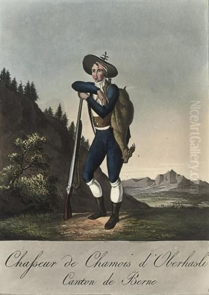 A Collection Of Swiss Costumes, In Miniature - view 1