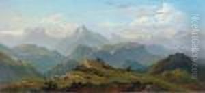 Ansicht Vom Ziegelberg Bei Reichenhall Ansicht Vom Ziegelberg Bei Reichenhall