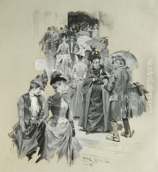Flaneure Auf Dem Boulevard - view 1