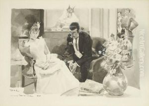 Zwiegesprach Beim Ball by Rene Reinicke