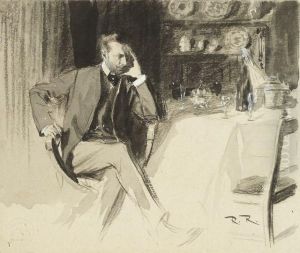 Herr Am Tisch by Rene Reinicke