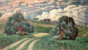 Fauve Landscape by Carl-Edvard Diriks
